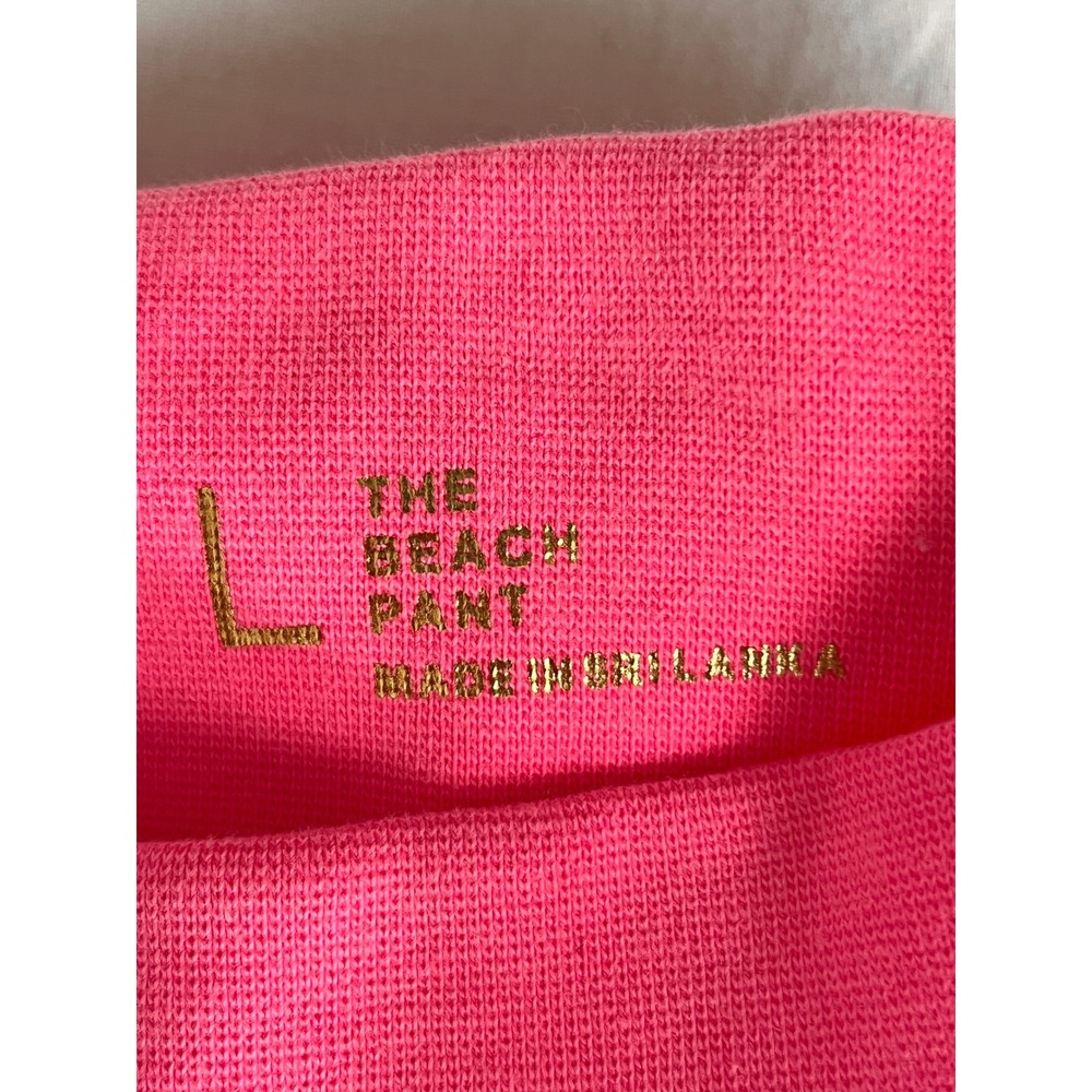 Lilly Pulitzer bright pink linen beach pants size large - Picture 4 of 15